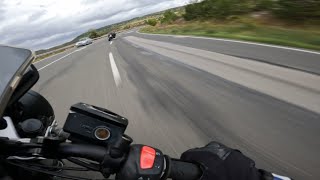 Sunday cloudy ride - SV650