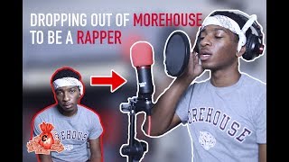 dropping out of Morehouse to be a rapper (financial aid issues) // cameron markell