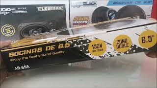 Bocinas 6.5 150w AudioBlack Nueva Marca REVIEW UNBOXING