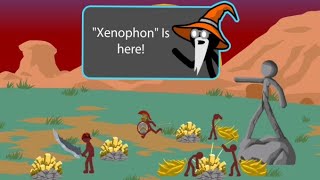 "Xenophon" The Elite Mercenary Swordwrath Leader Stick War: Legacy Mission 30 Hard-Insane difficulty