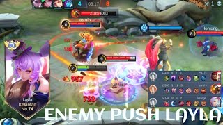 LAYLA VS MOSKOV❗BUILD ONE SHOT ENEMY DELETE! CRAZY GAMEPLAY | build top 1 global Layla