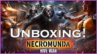 UNBOXING and REVIEWING Necromunda: Hive War!