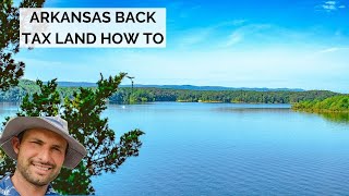 Arkansas Back Tax Land How To