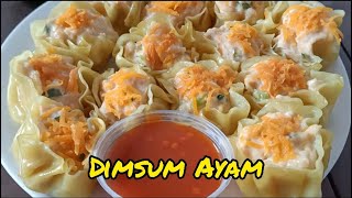 Dimsum Ayam dan sayur yang super lembut dan enak, semua pasti suka#resepdimsum#masakanrumahan