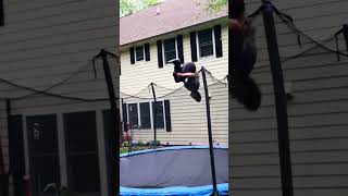 Trampoline flips 😎#shorts #trickshots #flip #trampoline