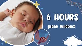 Fall Asleep FAST! | 6 Hour Piano Sleep Music for Babies - Bedtime Lullaby | Calming Sleeptime Video