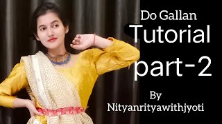 Do Gallan dance Tutorial| Neha Kakkar & Rohan Preet Singh| Garry Sandhu|