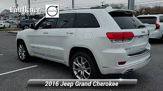 Used 2016 Jeep Grand Cherokee Summit, East Petersburg, PA GC428202