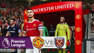 PES 2021 - Manchester United vs West Ham 🔥 Premier League 2021/22 | Realism Mod Gameplay ● PEStation