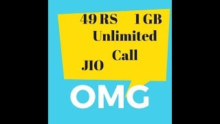 Reliance Jio New Unlimited offer Voice Call  and  1 GB DATA   28 Days