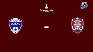 Gloria Buzau Vs. CFR Cluj, Etapa 15 SuperLiga 2024-2025 #Live