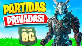 PARTIDAS PRIVADAS FORTNITE en directo AHORA (BATALLAS DE OUTFIT) jugando en vivo con premios