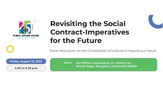 Revisiting the Social Contract - Imperatives for the Future (Panel Discussion)