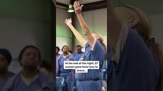 Inmate sings HOLY SPIRIT over her prison!! #jesus #worship #jesusshorts #bible #papajesus #church