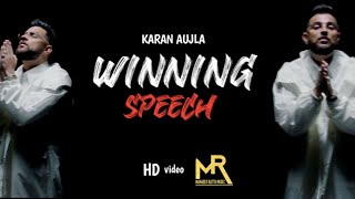 Winning Speech (Music Video) Karan Aujla | Mxrci | Latest Punjabi Songs 2024