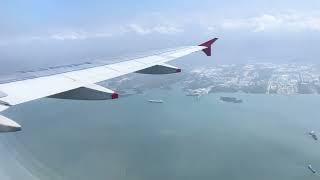 AVIANCA AV9560 MDE-CTG AIRBUS A320 LANDING CARTAGENA, COLOMBIA from MEDELLIN with GO-AROUND.