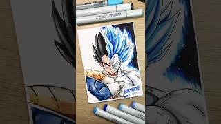 Vegeta, Super Saiyan Blue!! #epicpartner #fortnitexdragonball #animeart #dragonball #vegeta