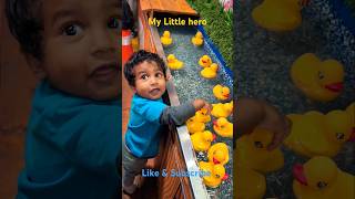 My little Hero finding his lucky duck#Golden sparrow#games #tamil #shortsfeed