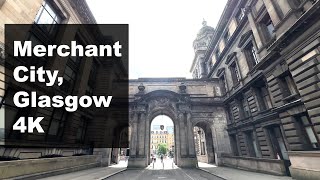 Merchant City, Glasgow - Walk Through Tour | 4K