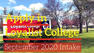 Loyalist College: September 2020 | Belleville | Ontario | Canada | Apply Global | Canada Study Visa