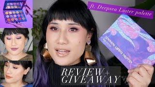 KALEIDOS COSMETICS DEEPSEA LUSTER PALETTE - REVIEW, SWATCHES & DEMO