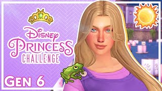 ☀️ Rapunzel | Disney Princess 10 Gen Challenge 👑 SPEEDRUN #TheSims4 #6