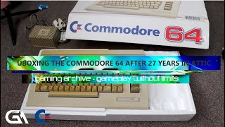 Unboxing Commodore C64 After 27 Years in The Attic - C64 Commodore Retro Computers Vintage 64