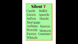 Silent letter T #shorts #vocabulary #pronunciation #english #lovethewords