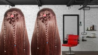 easy hairstyle || open hair hairstyle ||