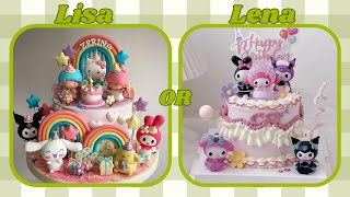 Lisa or Lena ||Sanrio Edition pt7||#lisa #lena #Sanrio #lisaandlena #trending