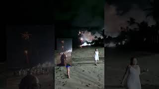 Queima de fogos Praia Ilha de Itaparica #Bahia #salvador salvador