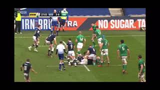 Finn Russell try v Ireland 14th March 2021