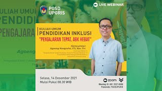 [KULIAH UMUM] Pendidikan Inklusi "Pengajaran Tepat, ABK Hebat"