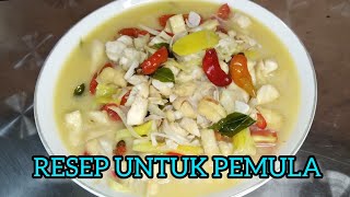 RESEP MASAK AYAM SAYUR UNTUK PEMULA