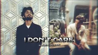 " I DON'T CARE - (letest music) - Farak ft Volkain & jazz vishu MP3