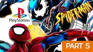 SPIDER-MAN PS1 PLAYTHROUGH I PART 5 | VENOM BOSS BATTLE 1/2