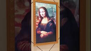 Mona Lisa Painting is moving .. #shorts #wow #painting #monalisa #funny #moving #youtube