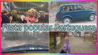 VLOG: FESTA POPULAR PORTUGUESA I ANDAMOS NA SERRA DE NIVA LADA I #veda12 I Bruna Rodrigues