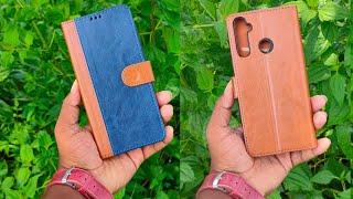 Realme Leather Finish Cover Unboxing - Narzo10/5/5s/5i All In One | FeatTech Style