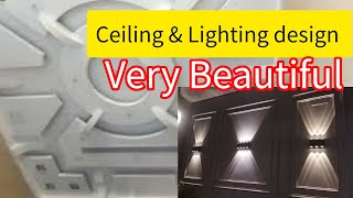 Ceiling design/Ceiling light/Wall lights/Home interior design/Home interior lights @bakhshtechnical