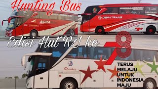 Hunting Bus Edisi HUT RI ke 78 thn |Bus pariwisata Mendominasi