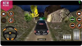 Night View Level 3 In Off-road Mud Jeep Driving Gameplay Minute Gameplay Android