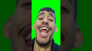 green screen laughing