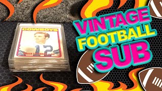 Vintage Topps Football PSA Submission - Staubach, Fouts, Lambert, Bradshaw and more