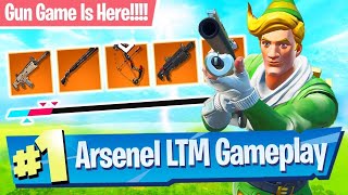 The Gun Game In Fortnite??!! (Slaying Through The Guns...Arsenal LTM) | Fortnite Mobile