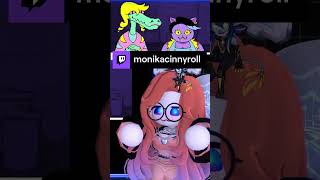 I love cats! | monikacinnyroll on #undertale #fyp #vtuber #3d #monika