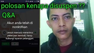 PENYEBAB AKUN GRAB TERKENA SUSPEND