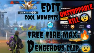 Free Fire Max 🔥 | Cool Moments 🥶 Unstoppable Kill 😨 #freefire