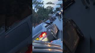 Guy kicks car instantly regrets! That slap! #shorts #slap #funny