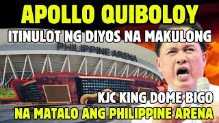 APOLLO QUIBOLOY hinayaan ng DIYOS na makulong para maantala ang Inauguration ng KJC KING DOME?